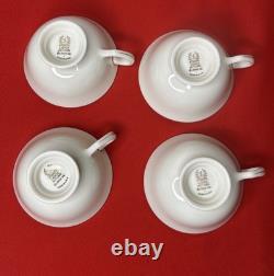 Lenox Autumn Cups & Saucers Gold Backstamp USA Set Of 8