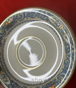 Lenox Autumn Cups & Saucers Gold Backstamp USA Set Of 8