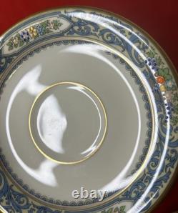 Lenox Autumn Cups & Saucers Gold Backstamp USA Set Of 8