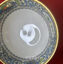 Lenox Autumn Cups & Saucers Gold Backstamp USA Set Of 8