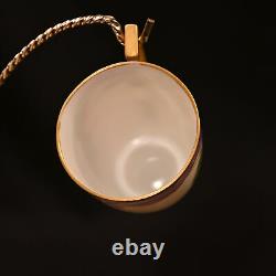 Lenox Belleek 3 Cups & 3 Saucers 3 Hand Painted Florals withGold Trim 1894-1896