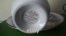 Lenox Holiday Set Of Four (4) White Gold Tea Cup & Saucer NEW