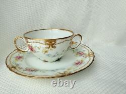 Limoges Cups Saucers Plate Limoges Coalport Bows Ribbons