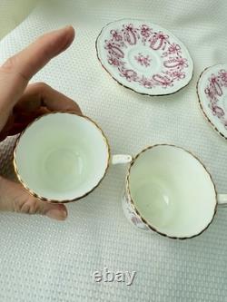 Limoges Cups Saucers Plate Limoges Coalport Bows Ribbons
