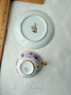 Limoges Cups Saucers Plate Limoges Coalport Bows Ribbons