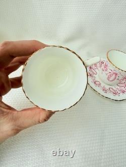 Limoges Cups Saucers Plate Limoges Coalport Bows Ribbons