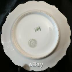 Limoges Demitasse Cup & Saucer Heavy Hand Enameled gold and Roses c. 1900