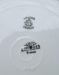 Limoges Gold Encrusted Tea Service for 10 by Lanternier, 41 pcs