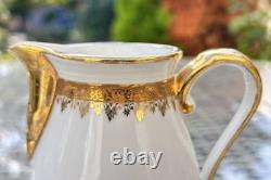 Limoges Gold Encrusted Tea Service for 10 by Lanternier, 41 pcs