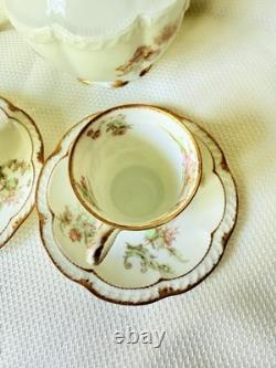 Limoges Haviland Coffee Pot Cups Saucers Antique