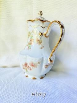 Limoges Haviland Coffee Pot Cups Saucers Antique