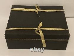 Limoges Medusa Greek Key Gold Red Teapot Cups Saucers Coffee Tea 17 Pieces Set