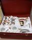 Limoges Medusa Greek Key Gold Teapot Cups Saucers Coffee Tea 17 Pieces Set