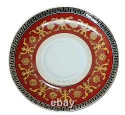 Limoges Medusa Greek Key Gold Teapot Cups Saucers Coffee Tea 17 Pieces Set