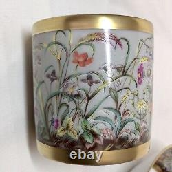 Limoges Royale Fleurs des Champs Cup Saucer ANCIENNE MANUFACTTURE Gold