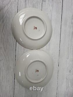 Lomonosov Cobalt Blue & Gold Net Russian Imperial Porcelain Cup & Saucer X2. PW
