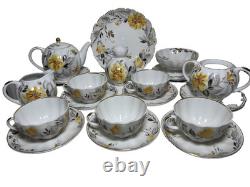 Lomonosov Factory Tea Coffee Set USSR SOVIET UNION RUSSIA 22 Pieces GOLD