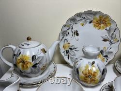 Lomonosov Factory Tea Coffee Set USSR SOVIET UNION RUSSIA 22 Pieces GOLD