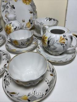 Lomonosov Factory Tea Coffee Set USSR SOVIET UNION RUSSIA 22 Pieces GOLD