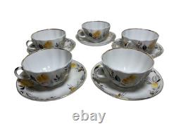 Lomonosov Factory Tea Coffee Set USSR SOVIET UNION RUSSIA 22 Pieces GOLD