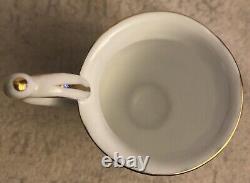 Lot Of 13 (?) Emperial Russia China Tea Set Cobalt Gold 4 Cups 6 Saucers, Etc