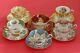 Lot Of 6 Vintage Footed Cups Saucers Paragon Aynsley Shelley Roses Gold