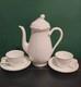 Louisenburg Gold Villeroy & Boch White And Gold Coffee Set Pot Two Cups Saucers