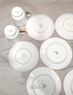 MIKASA HARROW Bone China Gold Rim 15 pcs CUPS/SAUCERS/PLATES, REPLACEMENTS EUC