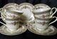 Minton Persian Rose Pattern 4 Cups & 5 Saucers Sets Cup 3 Gold Trim Mint Cond