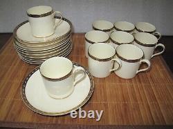 MINTON ST JAMES 10 Sets DEMITASSE CUPS & SAUCERS