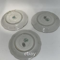 MZ Austria Floral Hand Painted Gold Chocolate Coffee Pot cups saucers 1900s
