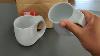 Mecowon 16oz Porcelain Mugs Set Of 2 Coffee Mugs White