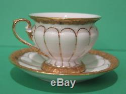 Meissen Demitasse Demi Cup & Saucer Golden Baroque