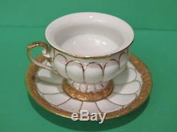 Meissen Demitasse Demi Cup & Saucer Golden Baroque