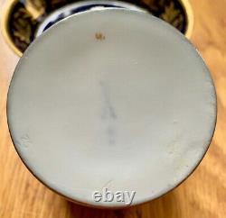 Meissen Große Tasse Schloßansicht Und Figuren Kobaltblau Fond Cup Saucer 1. Wahl