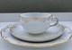 Meissen Porcelain Cup And Saucer Set White And Gold Decor