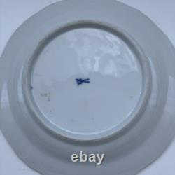 Meissen Porcelain Cup and Saucer Set White and Gold Decor