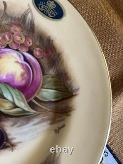 Mint Aynsley Orchard Gold Trio All Signed Original Labels Rare