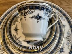 Minton Bone China Grasmere Mid-century 1973 Gilded Tableware Dinner Set 10pcs