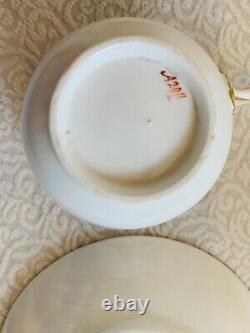 Minton Cup Saucer (gold Bows Ribbons Special Handle) (rare Find Antique)