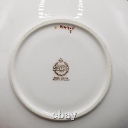 Minton England Argyle H4965 Footed Cup & Saucers Set of 8 FREE USA SHIPPING