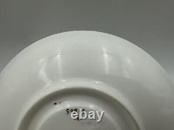 Minton G9816 Gold & White Teacup & Saucer Set x 6 Bone China Made in England