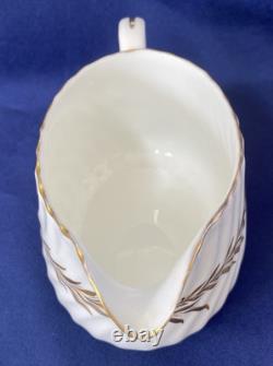 Minton Golden Symphony White Tea Set 21 Pieces Cup Saucer Milk Sugar Side Plate