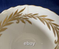 Minton Golden Symphony White Tea Set 21 Pieces Cup Saucer Milk Sugar Side Plate