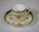 Minton Green & Raised Gold Demitasse Cup And Saucer, Tiffany & Co