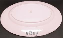 Minton Shell Pink & Gold Swirl 17.75 XL Platter Bone China S613 VINTAGE-RETIRED