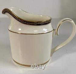 Minton St James Bone China Cream&Gold Cups with Saucers Coffee pot Milk Jag