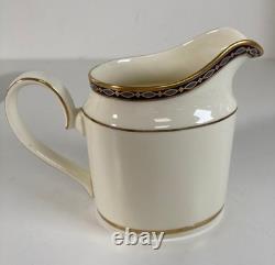 Minton St James Bone China Cream&Gold Cups with Saucers Coffee pot Milk Jag