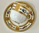 Minton Tea Cup & Saucer, Hand Painted Flowers, Gold Medallions