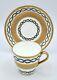 Minton Cup And Saucer G9982 With Acid Etched Gold Band Border & Laurel Wreath